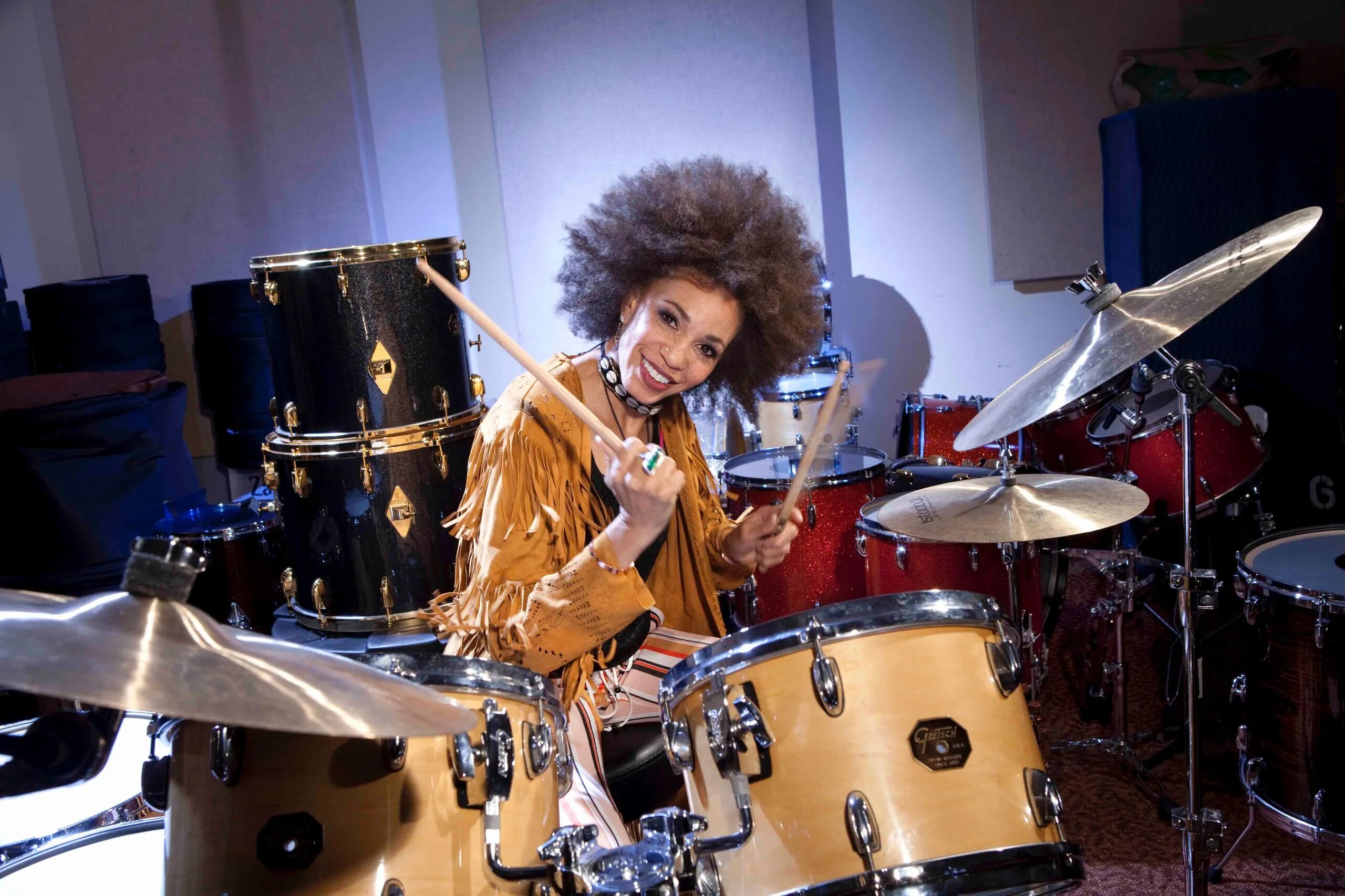 Lenny Kravitz Drummer Cindy Blackman & Others Drum That